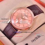 Perfect Replica Patek Philippe Top Grade Pink Face Watch